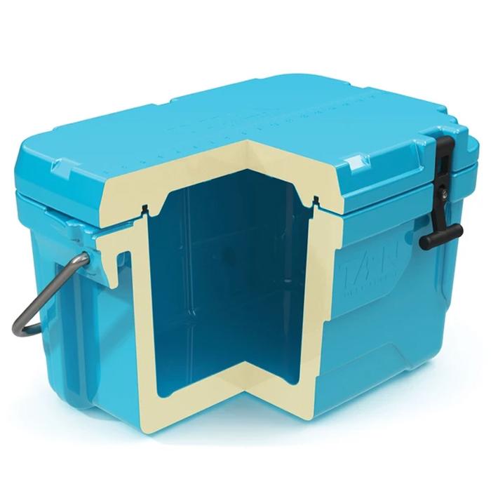 TITAN DEEP FREEZE 20Q PREMIUM ICE CHEST 5-99204-03-09 Titan Blue タイタン クーラーボックス タイタンブルー 18.93L  アウトドア用品 キャンプ用品の画像