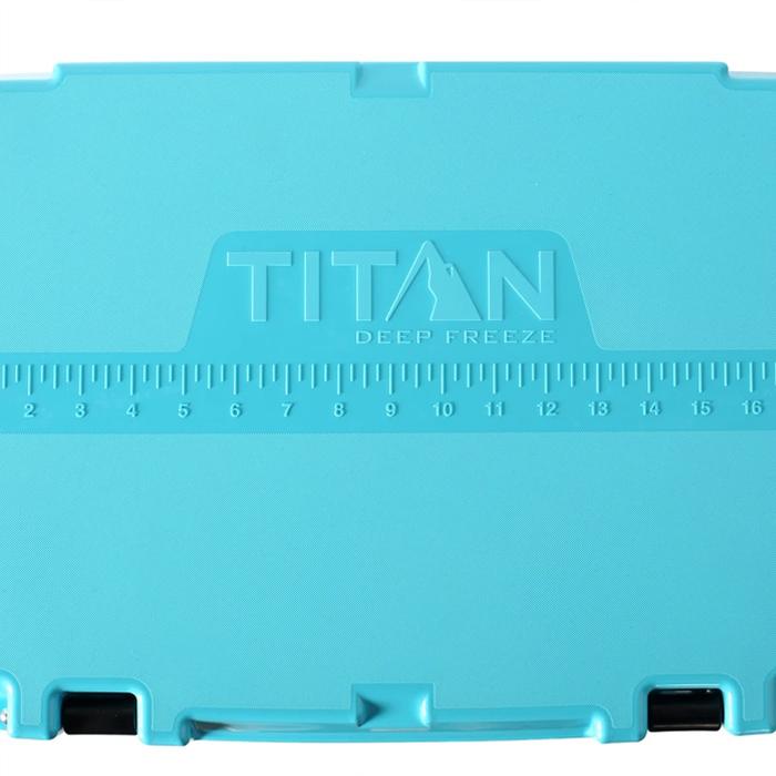 TITAN DEEP FREEZE 20Q PREMIUM ICE CHEST 5-99204-03-09 Titan Blue タイタン クーラーボックス タイタンブルー 18.93L  アウトドア用品 キャンプ用品の画像