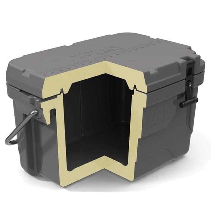 TITAN DEEP FREEZE 20Q PREMIUM ICE CHEST 5-99203-02-09 Gray タイタン クーラーボックス ハードクーラー グレー 18.93L アウトドア用品 キャンプ用品の画像