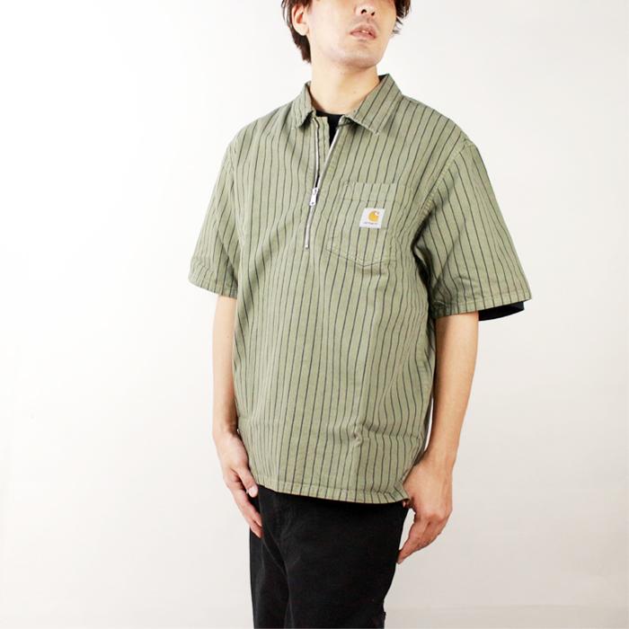 Carhartt WIP カーハート ダブリューアイピー ハーフジップ 半袖 Carhartt WIP カーハート ダブリューアイピー ハーフジップ 半袖