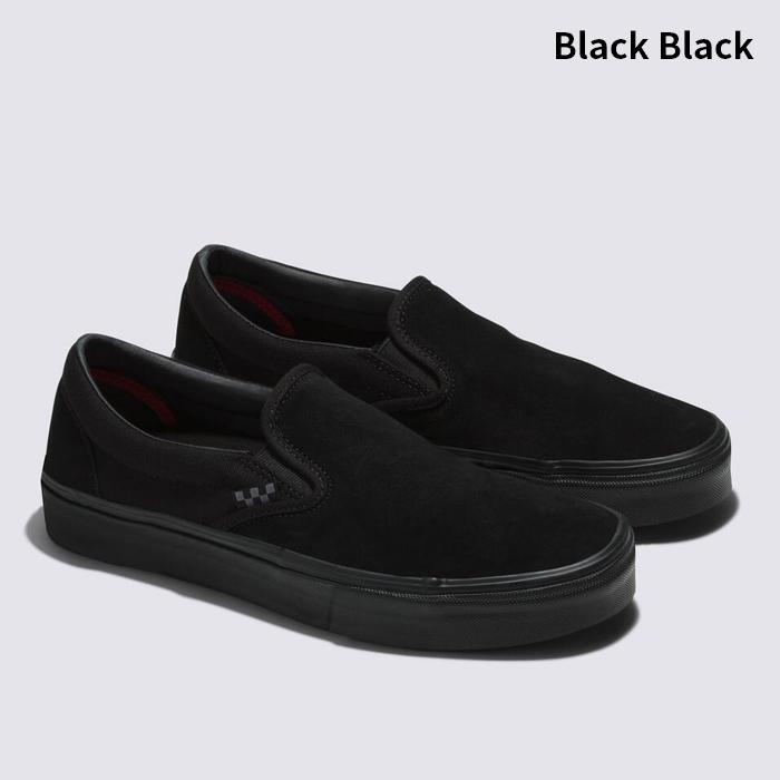 VANS Skate Classics Slip On Black White ヴァンズ スニーカー