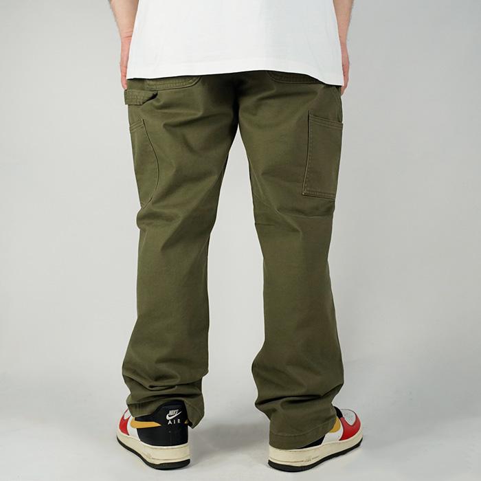 カーハート ワークパンツ CARHARTT RELAXED FIT TWILL UTILITY WORK PANT B324 BN0324 Army Green アーミーグリーン ワイドパンツ ワーク ボトム ペインター｜peachboys｜05