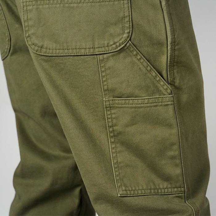 カーハート ワークパンツ CARHARTT RELAXED FIT TWILL UTILITY WORK PANT B324 BN0324 Army Green アーミーグリーン ワイドパンツ ワーク ボトム ペインター｜peachboys｜10