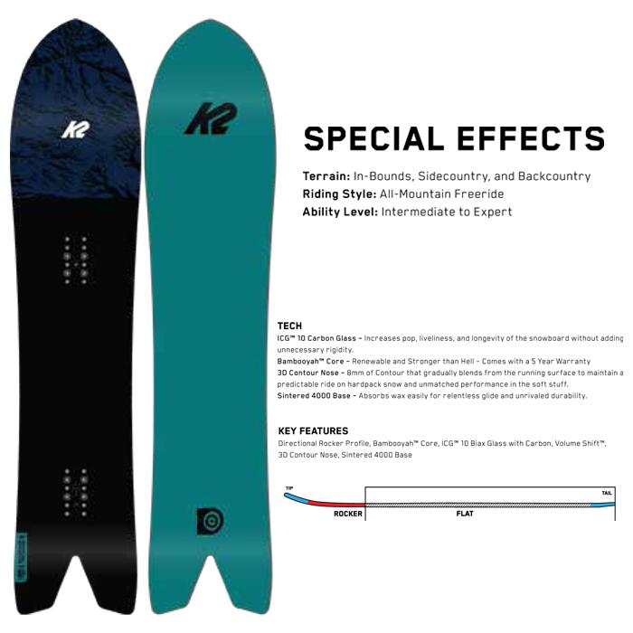 202223 K2 SPECIAL EFFECTS 板 スノーボード ケーツー スペシャル エフェクト 2023 日本正規品