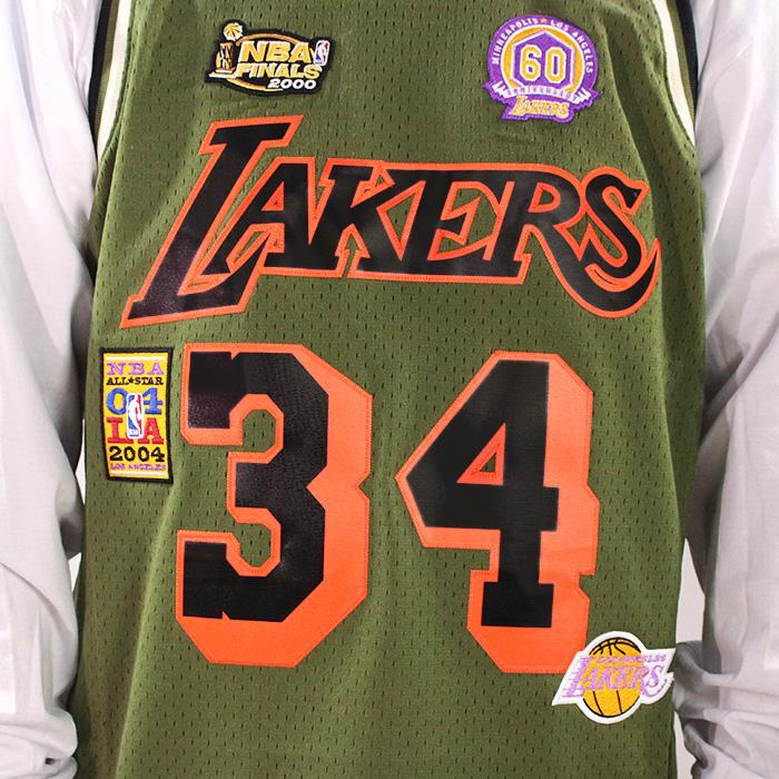 値下げ可能mitchell & ness lakers o'neal Mitchell & Ness Los Angeles Lakers 34 Shaquille O'Neal Alternate