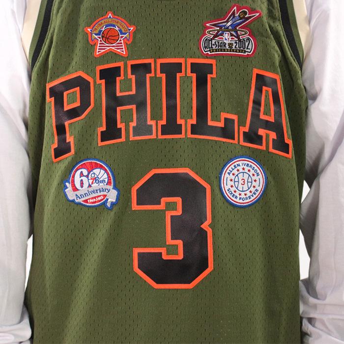 MITCHELL & NESS FLIGHT SWINGMAN JERSEY 96-97 ALLEN IVERSON PHILADELPHIA 76ers ミッチェル＆ネス ユニフォーム アイバーソン セブンティシクサーズ｜peachboys｜04