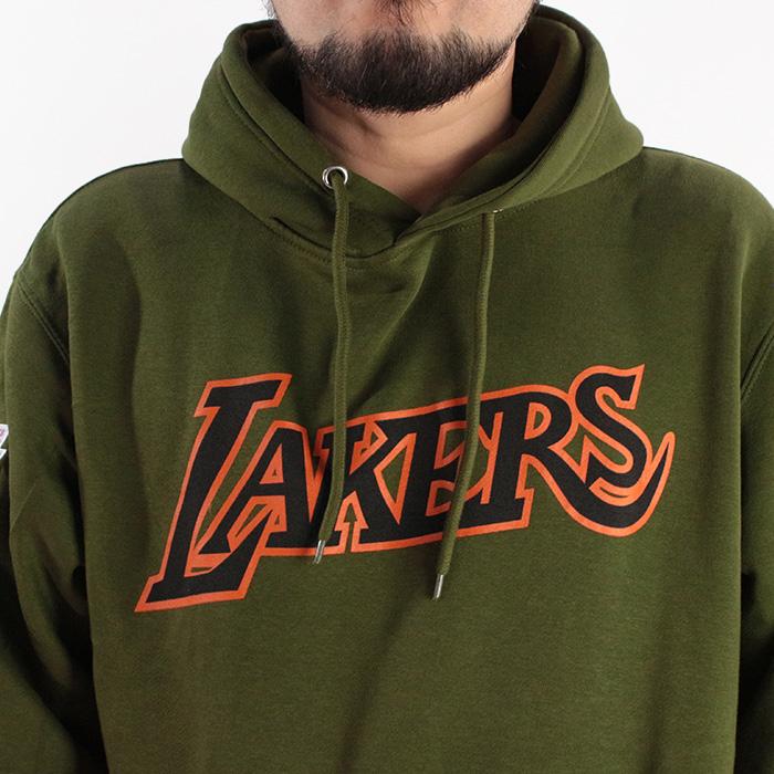 MITCHELL & NESS SCRIPT FLIGHT HOODY LOS ANGELES LAKERS ミッチェル＆ネス スウェット パーカー ロサンゼルス レイカーズ スクリプトフライトフーディー_4