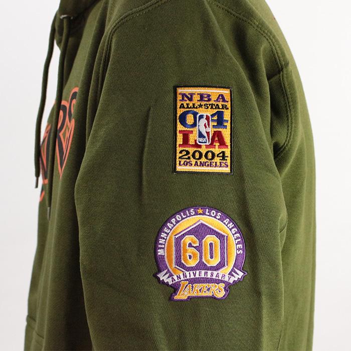 MITCHELL & NESS SCRIPT FLIGHT HOODY LOS ANGELES LAKERS ミッチェル＆ネス スウェット パーカー ロサンゼルス レイカーズ スクリプトフライトフーディー_7