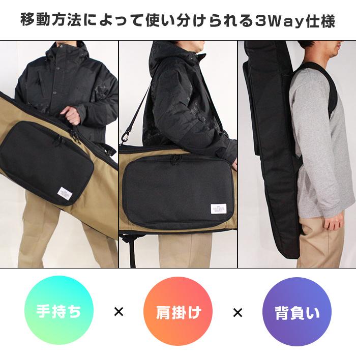 スノーボードケース バッグ オールインワンタイプ パークス PRKS SIMPLE SNOWBOARD CASE BAG ブラック カーキ