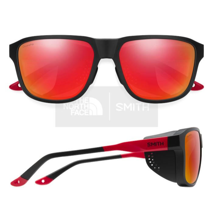 2022-23 SMITH EMBARK TNF Matte Black/Horizon Red/CP Polarized Red Mirror 205001806 SUNGLASS サングラス ノースフェイス 2023 日本正規品｜peachboys｜03