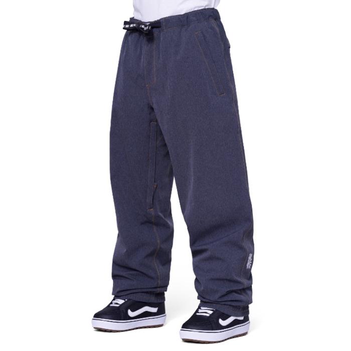 686 Dojo 23-24 XXL ブラックデニム 上下セット 686 2023-24 MEN'S DOJO PANT Black Denim シックスエイト