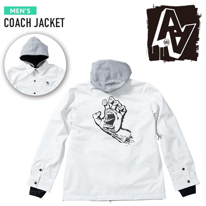 2023-24 AA HARDWEAR CO. COACH JACKET SANTACRUZ Hand White  