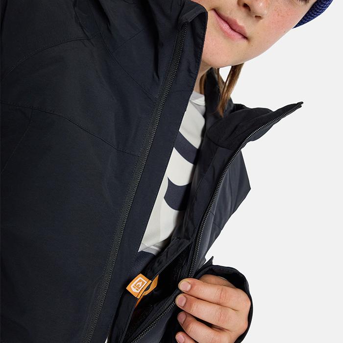 バートン ウェア ジャケット 23-24 BURTON BOYS' LODGEPOLE 2L JACKET True Black キッズ YOUTH 子供 スノーボード 日本正規品｜peachboys｜03