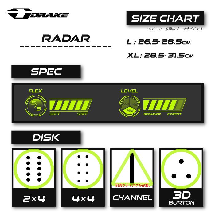 DRAKE 2023-24 RADAR Green Forest/White ドレイク レイダー DRAKE 2023-24 RADAR Green Forest/White ドレイク レイダー
