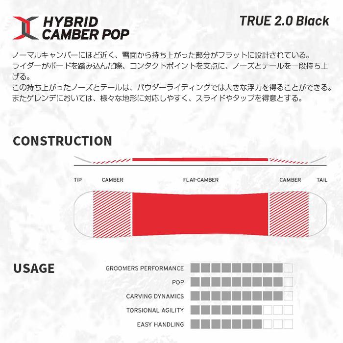 HEAD 2023-24 TRUE 2.0 Black ハイブリッドキャンバー HEAD 2023-24 TRUE 2.0 Black ハイブリッドキャンバー