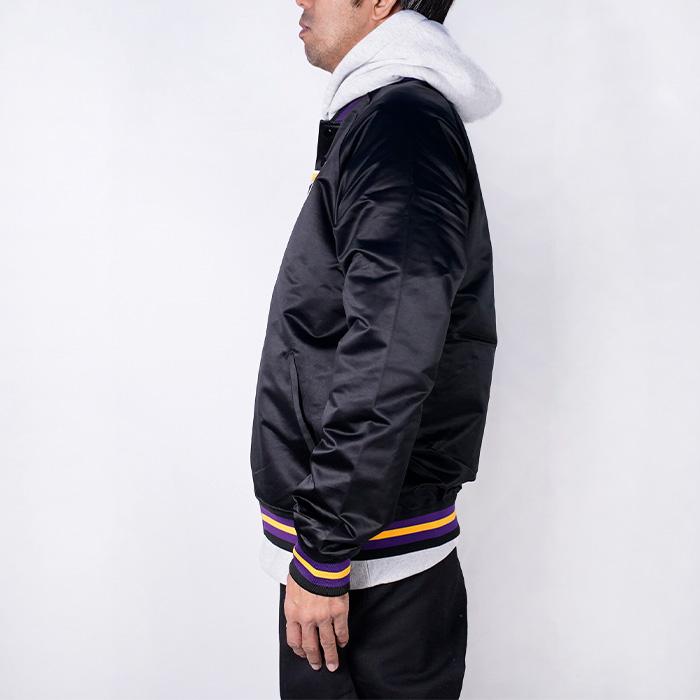 MITCHELL & NESS NBA LIGHT WEIGHT SATIN JACKET LOS ANGELS LAKERS