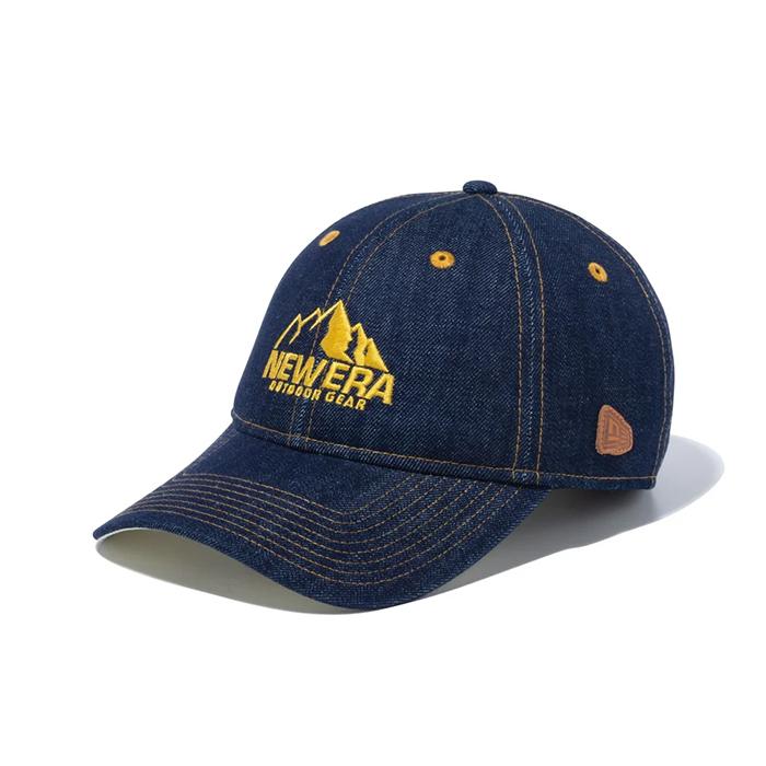 ニューエラ NEW ERA 9THIRTY Washed Denim マウンテンロゴ デニム ニューエラアウトドア 56.8-60.6cm 14110141 キャップ 帽子 日本正規品｜peachboys｜02