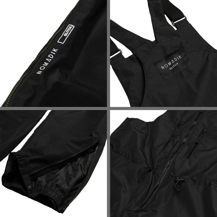 NOMADIK GLITCH BIB PNT ノマディック スノーボードウエア スノーボード ウェア ビブパンツ ノマディック NOMADIK GLITCH