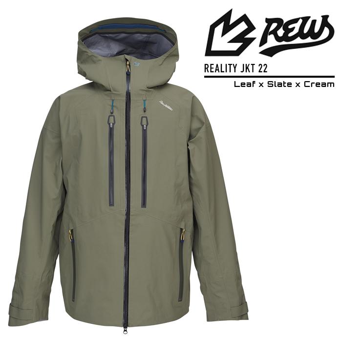 REW 2023-24 REALITY JKT 22 Leaf x Slate Cream GORE-TEX REW 2023-24 REALITY JKT 22 Leaf x Slate Cream GORE-TEX