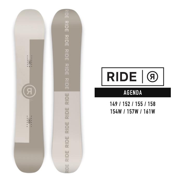 RIDE AGENDA 152 スノーボード板ライドアジェンダ