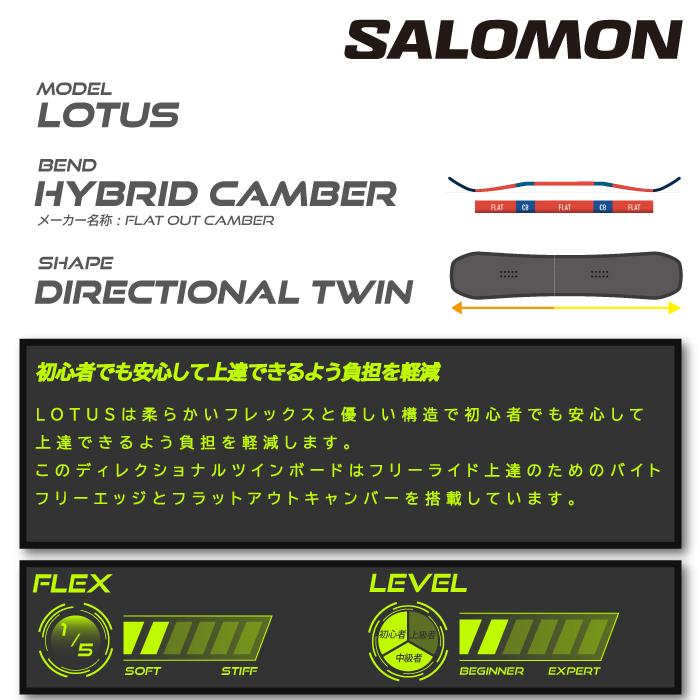 2023-24 SALOMON LOTUS  サロモン ロータス レディース スノーボード 板 Snowboards 2024 日本正規品｜peachboys｜06