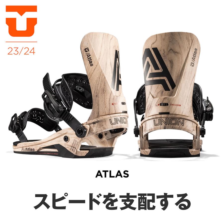 2023-24 UNION ATLAS Asadachi アトラス アサダチ 木目 ユニオン スノーボード バインディング ビンディング 2024  日本正規品