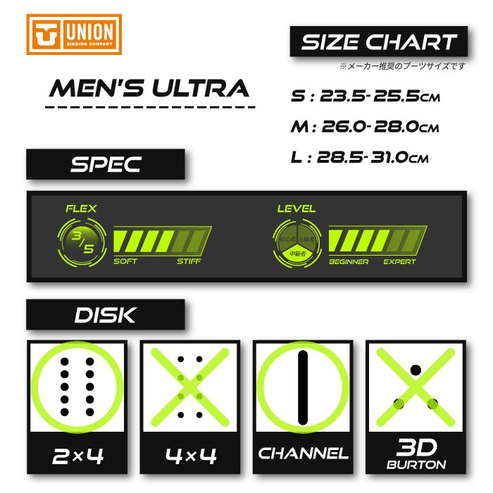 UNION BINDING 2023-24 MEN'S ULTRA Bone White メンズ ウルトラ UNION BINDING 2023-24 MEN'S ULTRA Bone White メンズ ウルトラ