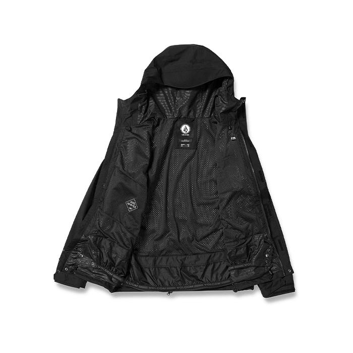 ボルコム ウェア ジャケット 23-24 VOLCOM DUA GORE-TEX JACKET BLK-Black ゴアテックス メンズ 男性 スノーボード スキー 日本正規品｜peachboys｜03