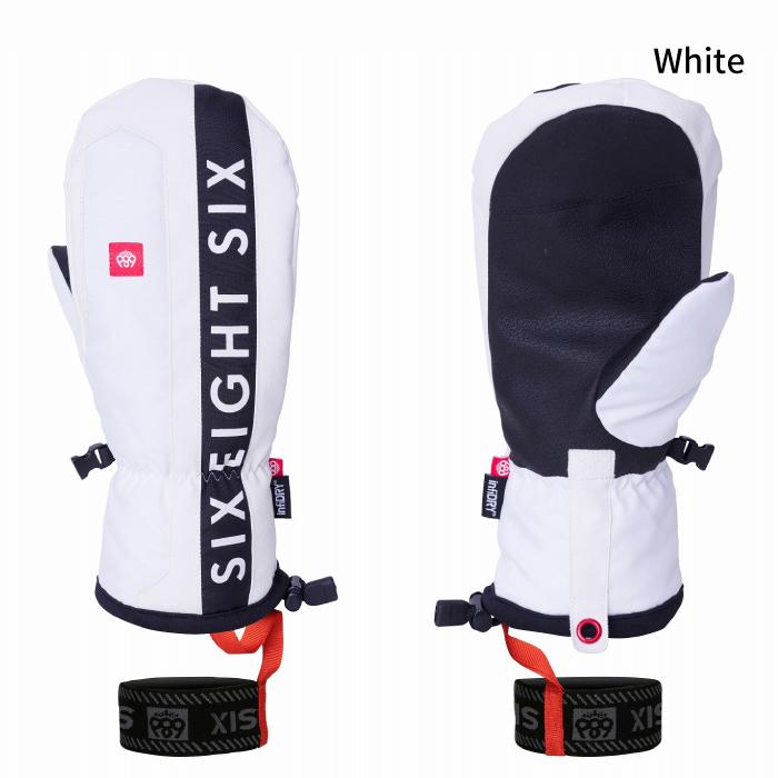 686（シックスエイトシックス） 2024-25 686 TEAM MERINO MITT Red