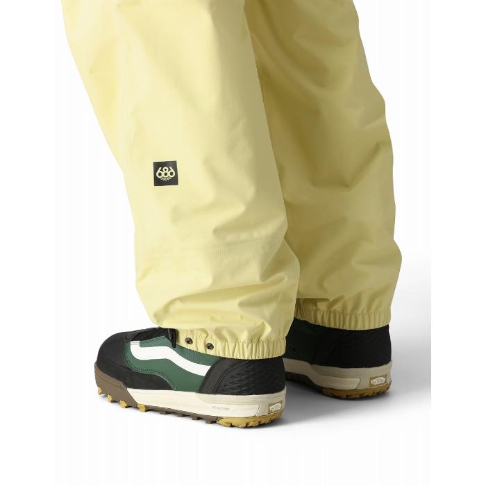 2024-25 686 GORE-TEX 3L ATV BIB Dusty Yellow シックスエイトシックス ゴアテックス スノーボード ウェア ビブパンツ メンズ 24-25 日本正規品の画像