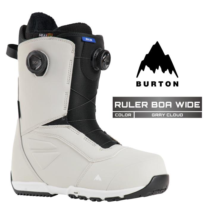 BURTON 2024-25 RULER BOA WIDE Gray Cloud バートン ルーラー BURTON 2024-25 RULER BOA WIDE Gray Cloud バートン ルーラー