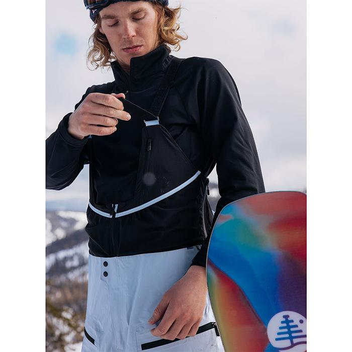 2024-25 BURTON Men's [ak] TUSK GORE-TEX PRO 3L BIB PANTS Dusty Blue バートン ゴアテックス スノーボード ウェア ビブパンツ メンズ 24-25 日本正規品の画像