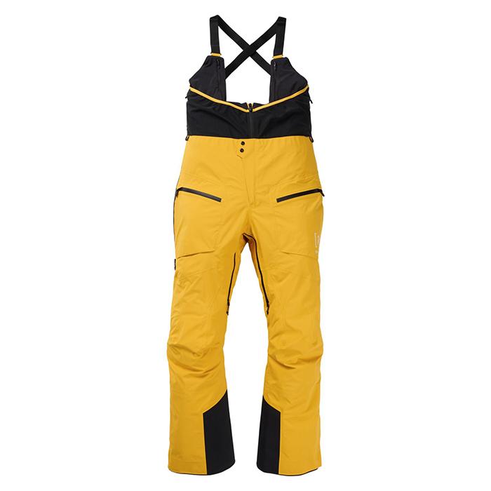2024-25 BURTON Men's [ak] TUSK GORE-TEX PRO 3L BIB PANTS Goldenrod バートン ゴアテックス スノーボード ウェア ビブパンツ メンズ 24-25 日本正規品の画像