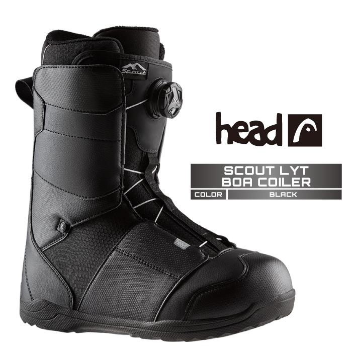2024-25 HEAD SCOUT LYT BOA COILER ヘッド スカウト ライト ボア コイラー ブラック スノーボード ブーツ メンズ 日本正規品