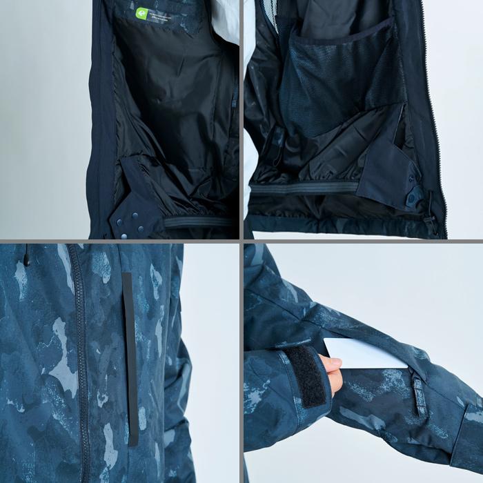 2024-25 QUIKSILVER MISSION PRINTED JK KRP3 クイックシルバー スノーボード ウェア ジャケット メンズ レディース 24-25 日本正規品の画像