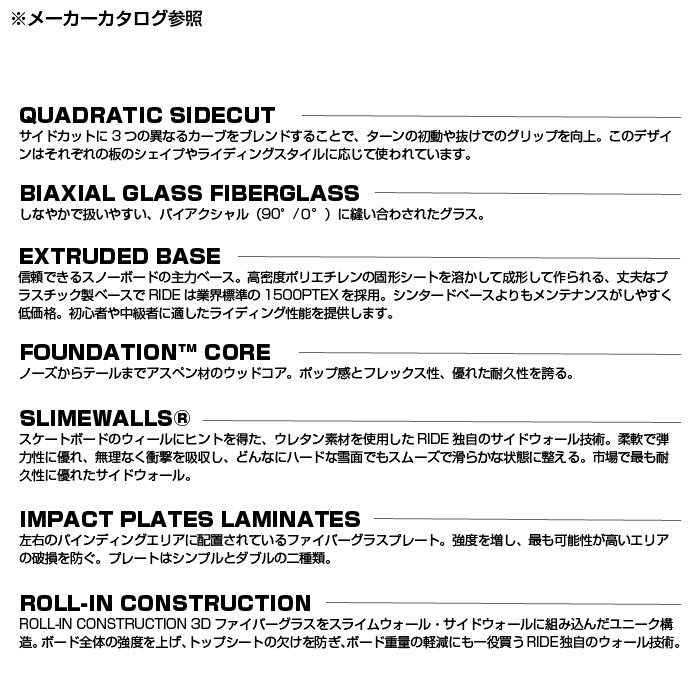 2024-25 RIDE AGENDA ライド アジェンダ スノーボード 板 メンズ 24-25 日本正規品_9