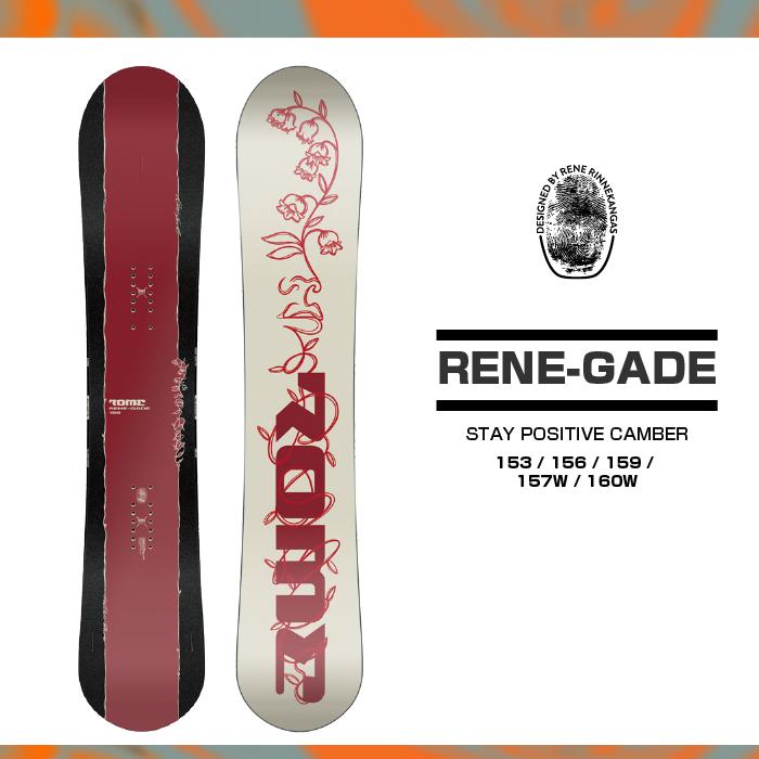 ROME SDS 2024-25 RENE-GADE ローム レネゲード スノーボード 板 ROME SDS 2024-25 RENE-GADE ローム レネゲード スノーボード 板