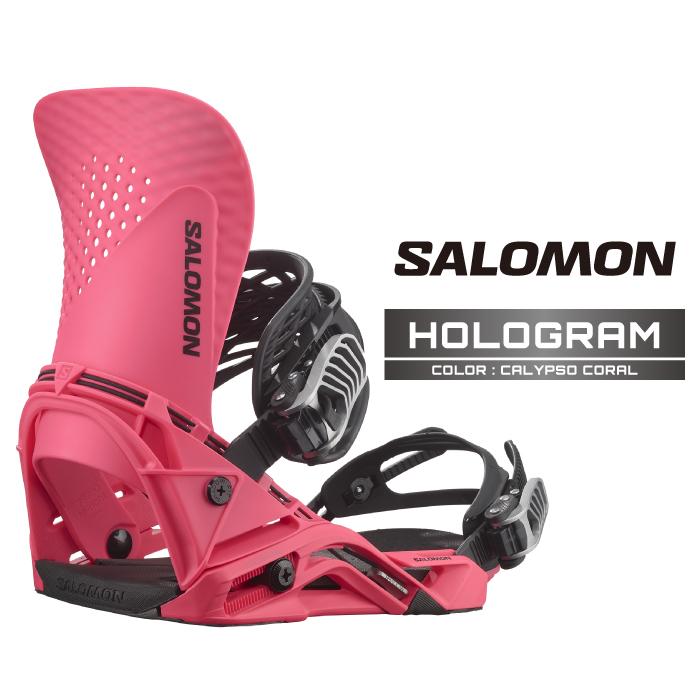 SALOMON - 新品未使用 24-25 SALOMON BINDING HOLOGRAM CALYPSO CORAL S 即日発送 土日祝発送 M111 2024-25 SALOMON HOLOGRAM Calypso Coral サロモン ホログラム