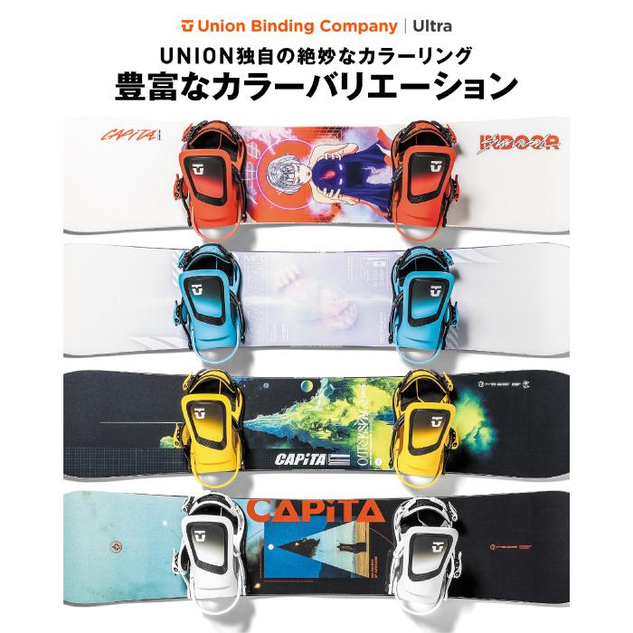 UNION スノーボード ビンディング Mサイズ イエロー STR Men's Snowboard Binding 2025 | Union Binding Company