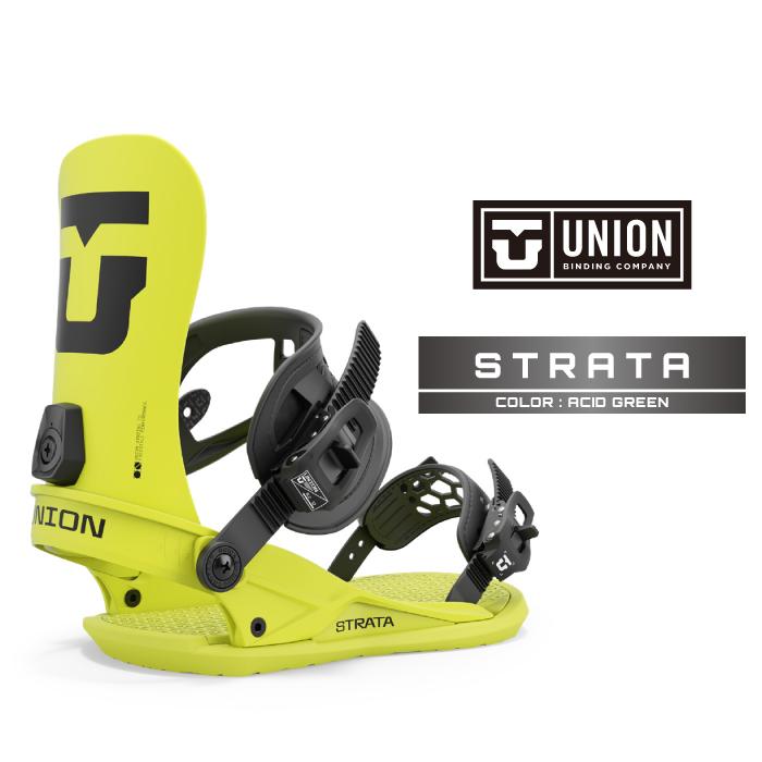UNION BINDING 2024-25 UNION STRATA Acid Green ユニオン ストラータ