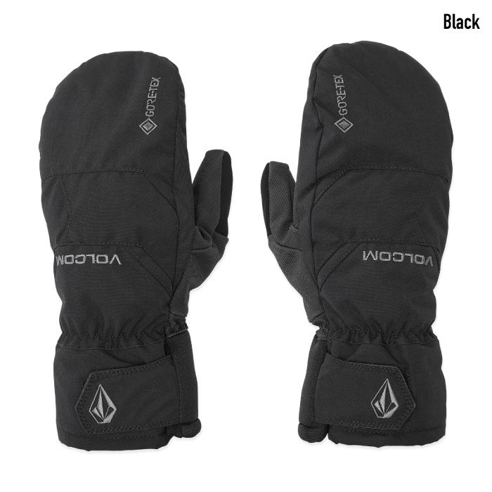VOLCOM 2024-25 STAY DRY GORE-TEX MITT Black / Dark Yellow Stone