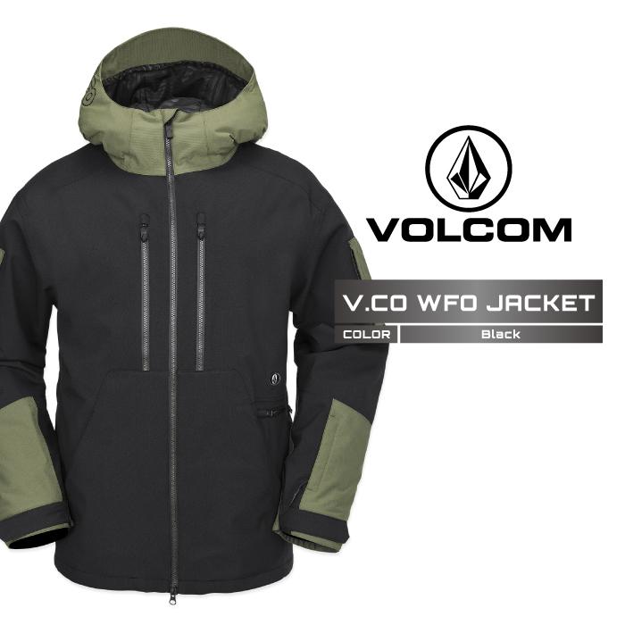 VOLCOM 2024-25 V.CO WFO JACKET Black ボルコム スノーボード  