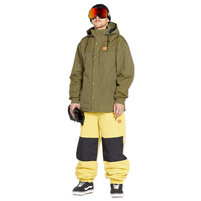 VOLCOM 2024-25 LONGO GORE-TEX PANT Dark Yellow ボルコム