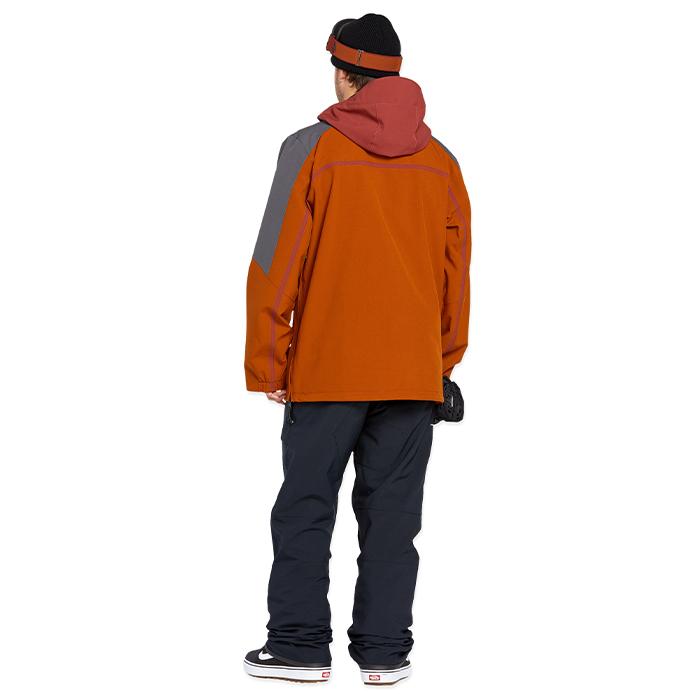 2024-25 VOLCOM ROAN BIB OVERALL Black ボルコム スノーボード ウェアー ビブパンツ メンズ 24-25 日本正規品の画像
