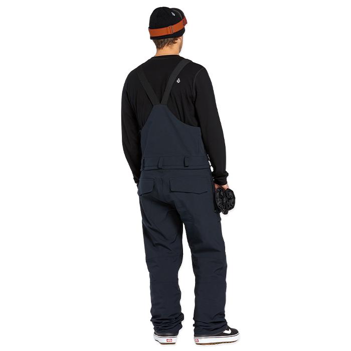 2024-25 VOLCOM ROAN BIB OVERALL Black ボルコム スノーボード ウェアー ビブパンツ メンズ 24-25 日本正規品の画像
