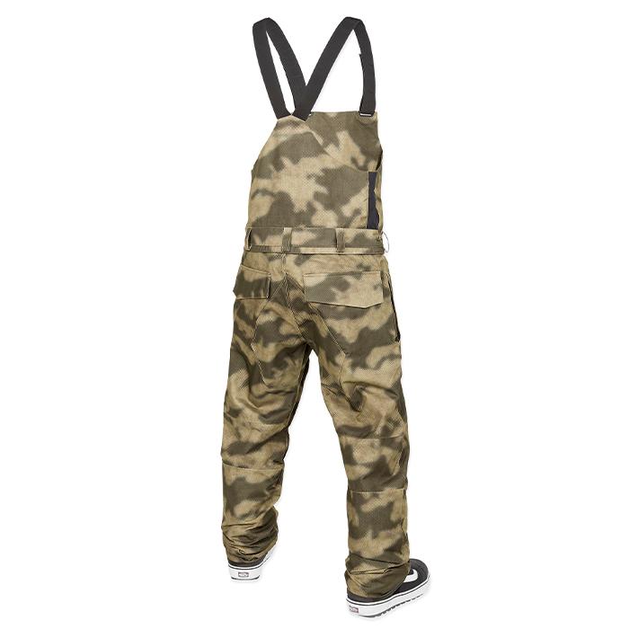 2024-25 VOLCOM ROAN BIB OVERALL Camouflage ボルコム スノーボード ウェアー ビブパンツ メンズ 24-25 日本正規品の画像