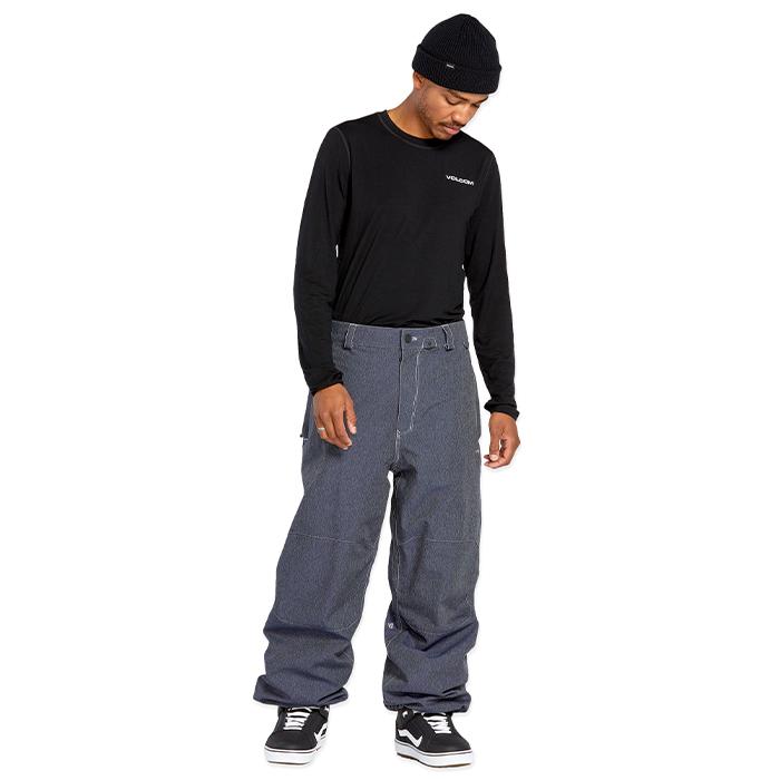 2024-25 VOLCOM SNOW BILLOW PANT Dark Denim ボルコム スノーボード ウェアー パンツ メンズ 24-25 日本正規品_3