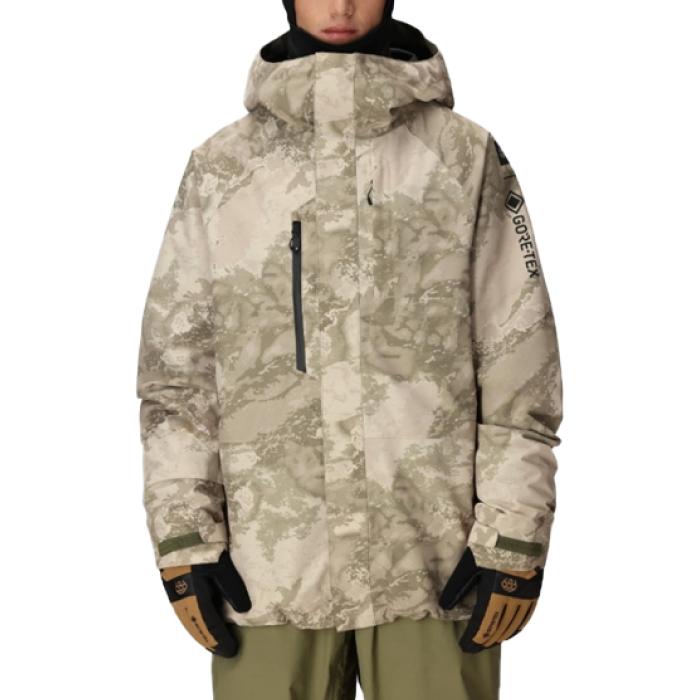 2025-26 686 MENS GORE-TEX CORE SHELL JACKET Limestone Hemisphere Print スノーボード ウェア ジャケット メンズ 25-26 日本正規品_1
