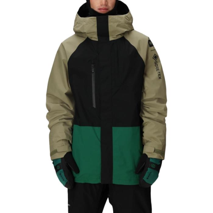 2025-26 686 MENS GORE-TEX CORE SHELL JACKET Sage Colorblock シックスエイトシックス スノーボード ウェア ジャケット メンズ 25-26 日本正規品_1