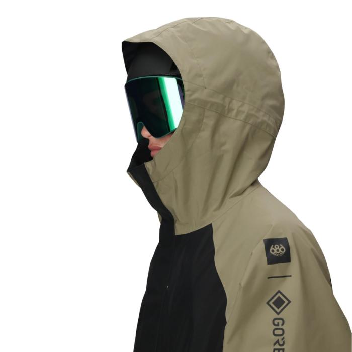 2025-26 686 MENS GORE-TEX CORE SHELL JACKET Sage Colorblock シックスエイトシックス スノーボード ウェア ジャケット メンズ 25-26 日本正規品_3